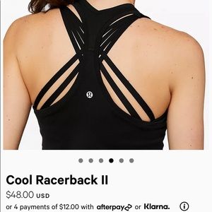 🚫DONATED (NOT FOR SALE)Lululemon Cool Racerback